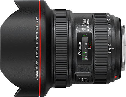 佳能EF 11-24mm f/4L高清产品照、参数曝光